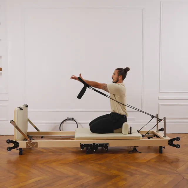 Johann en séance sur Reformer